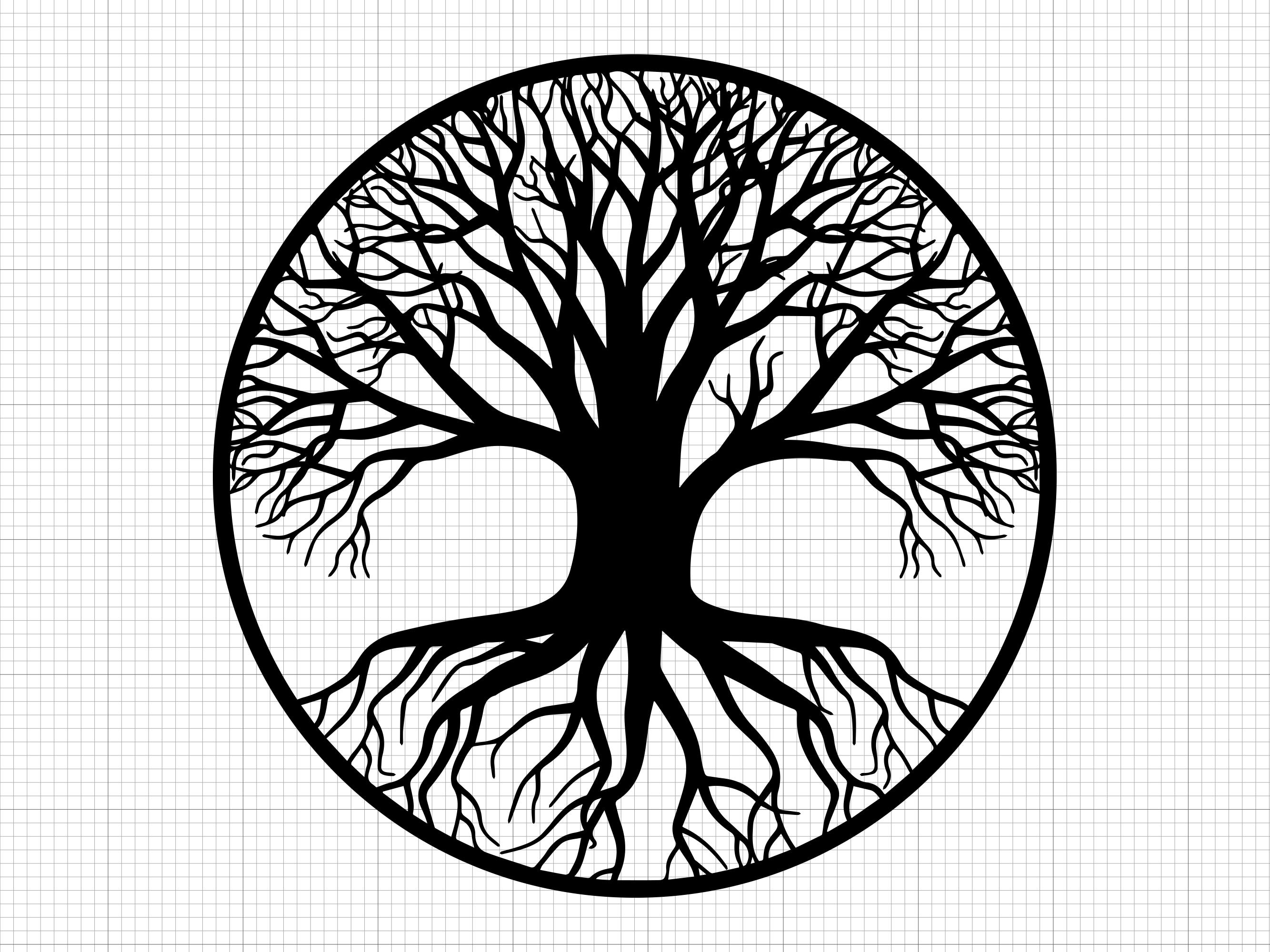 Tree of Life Svg Png Pdf Ai Dxf File Download - Etsy