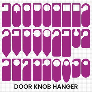 Door Knob Hanger Svg Png Pdf Ai Dxf File Download