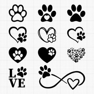Paw Svg Png Pdf Ai Dxf File Download