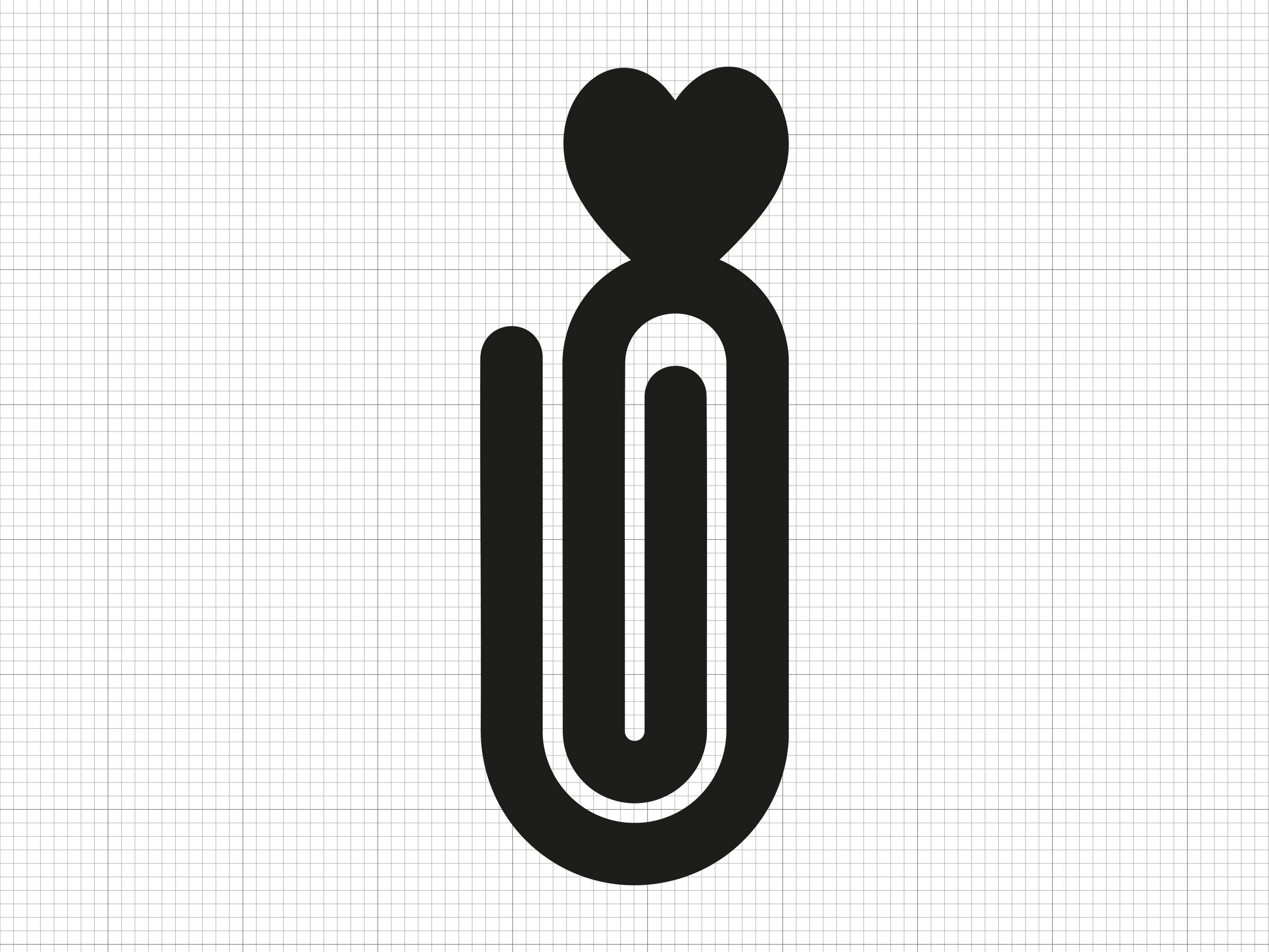 Paperclip Svg Png Pdf Ai Dxf File Download - Etsy