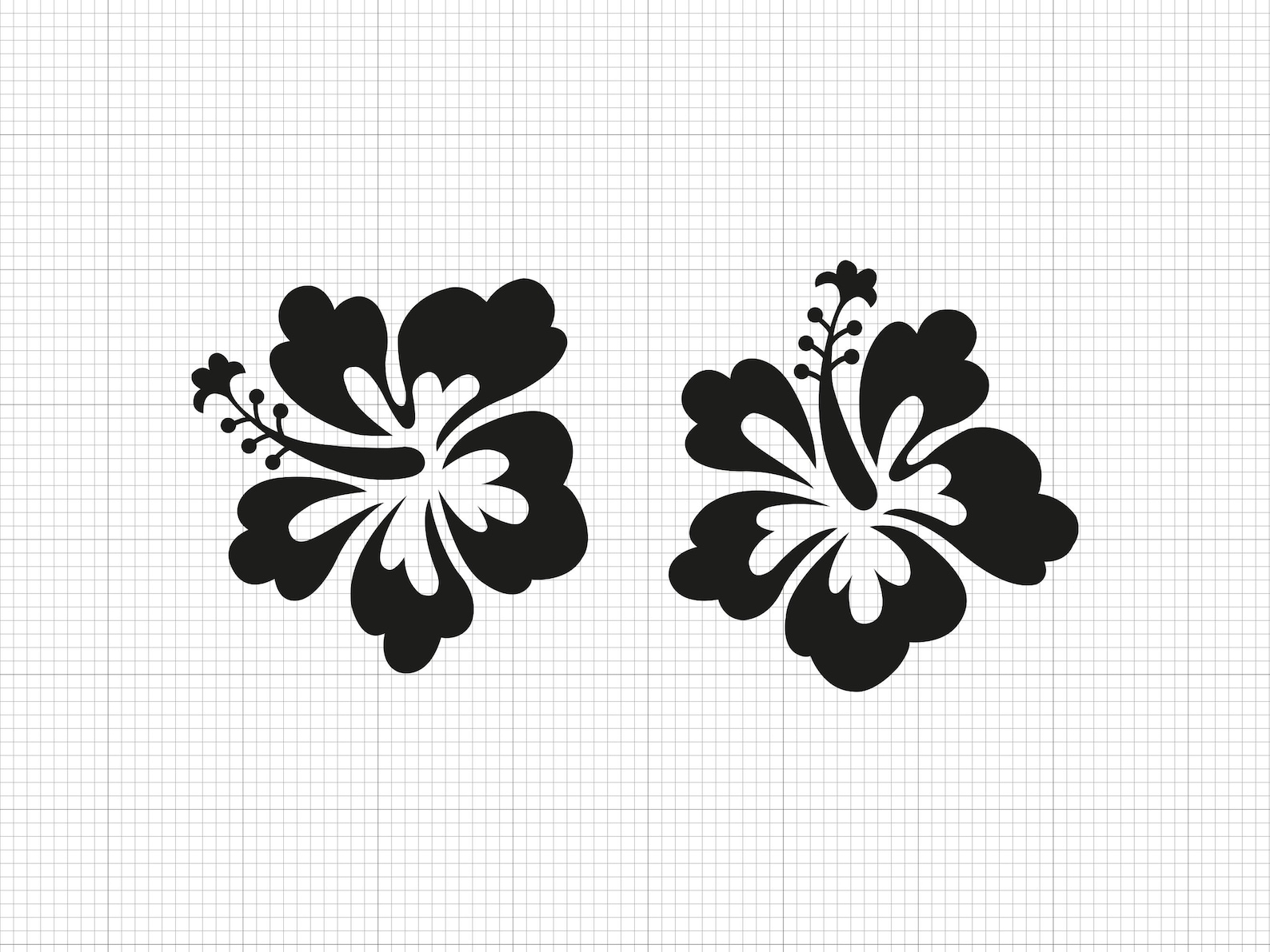 Hibiscus Svg Png Pdf Ai Dxf File Download - Etsy