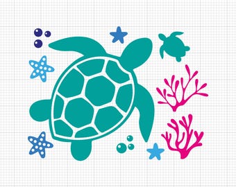 Sea Turtle Svg Png Pdf Ai Dxf File Download