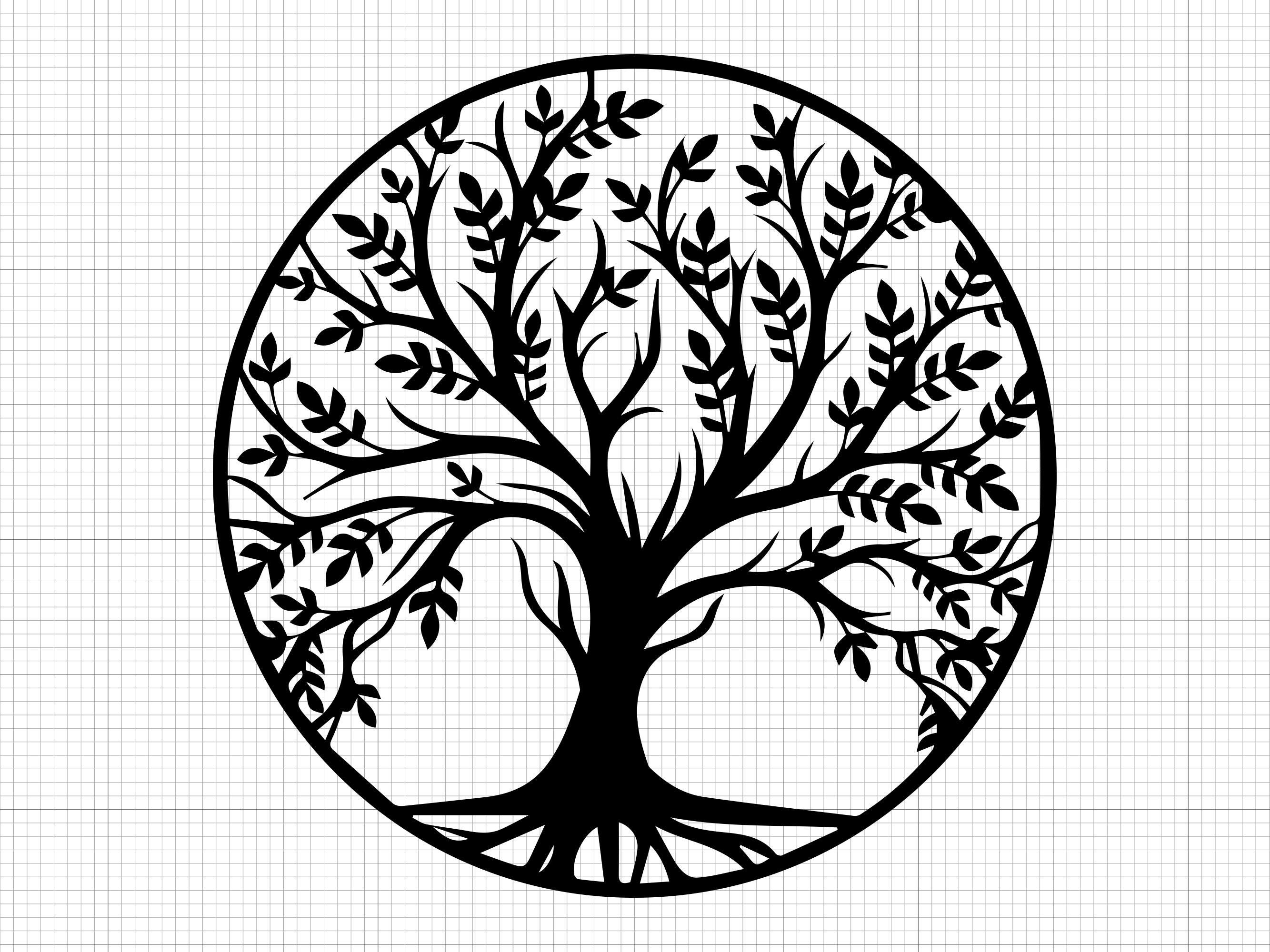 Tree of Life Svg Png Pdf Ai Dxf File Download - Etsy