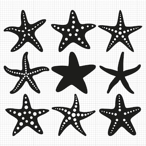 Starfish Svg Png Pdf Ai Dxf File Download
