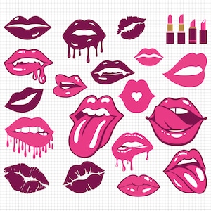 Descargar archivo de labios SVG, PNG, DXF, AI y PDF
