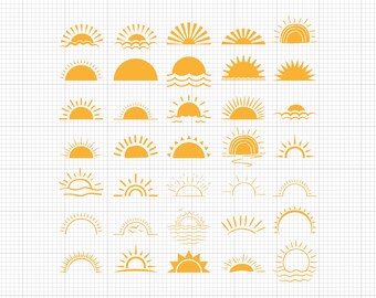 Sunrise Svg Png Pdf Ai Dxf File Download
