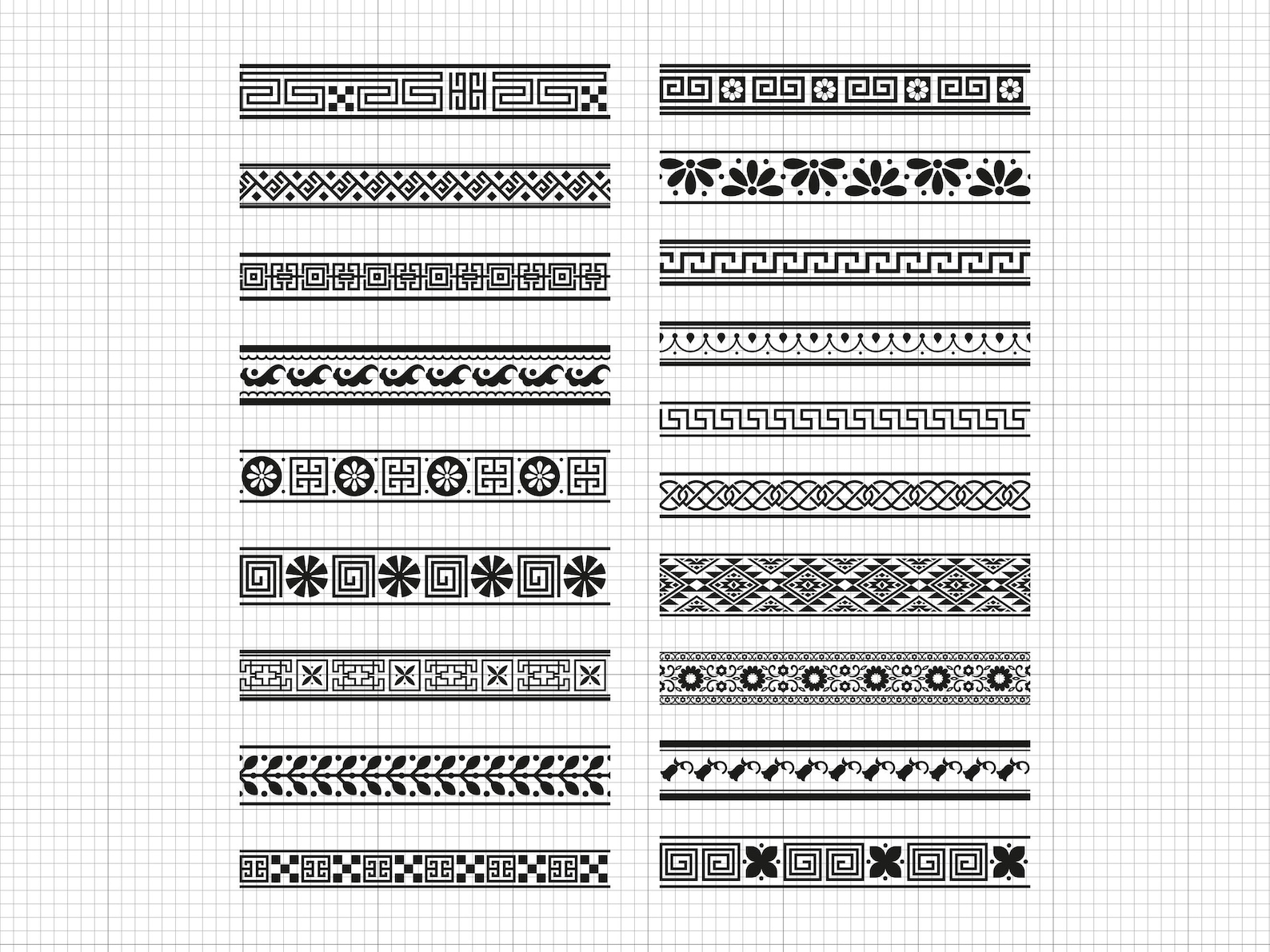 Border Svg Png Pdf Ai Dxf File Download - Etsy