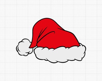 Santa Hat Svg Png Pdf Ai Dxf File Download