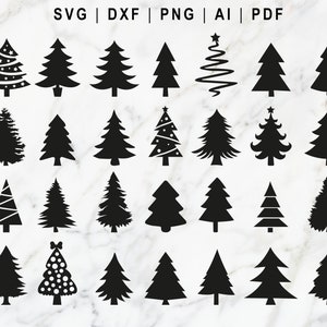 Merry Christmas Tree, Svg, Png, Ai, Pdf, Dxf File