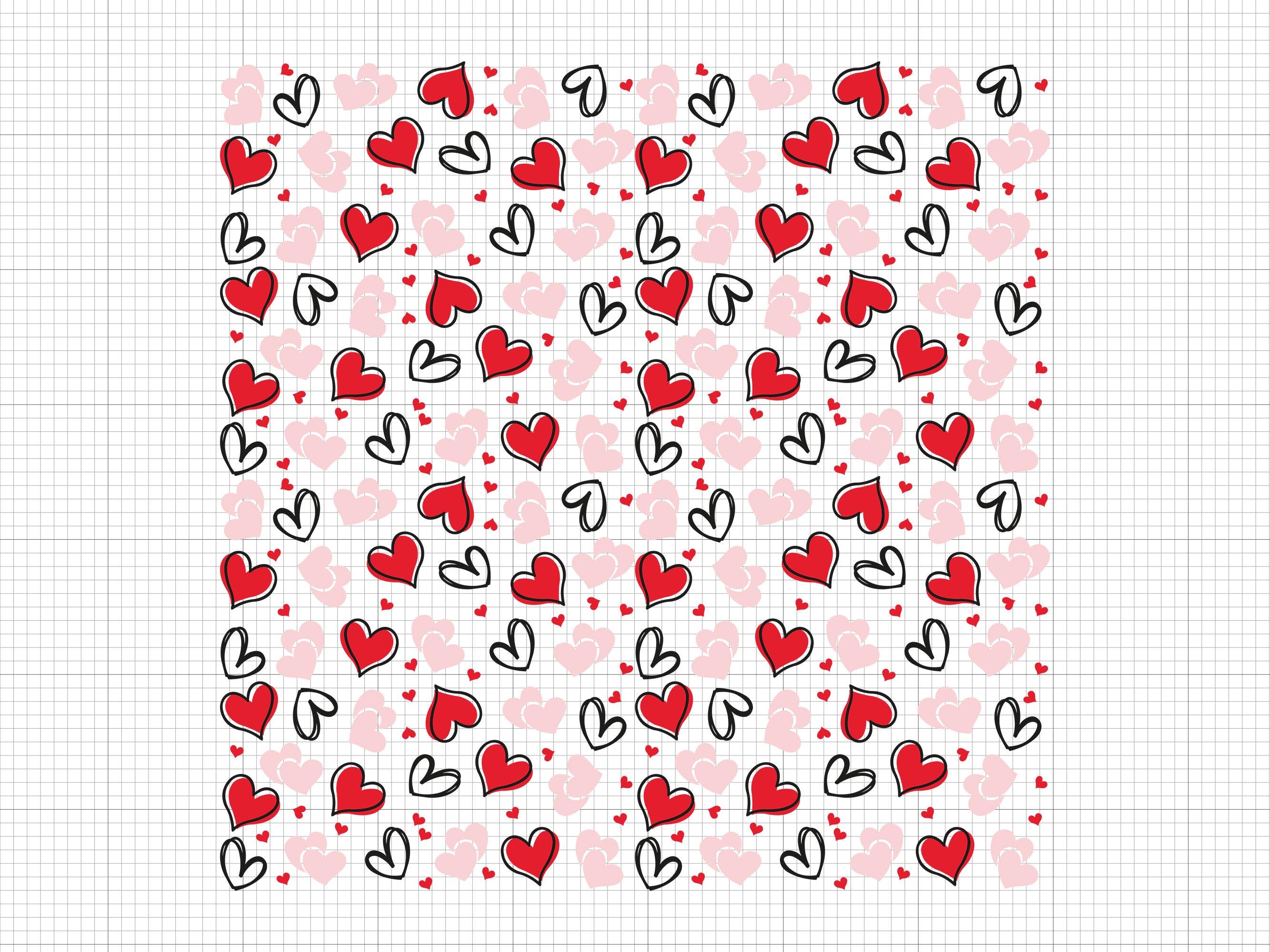 Heart Pattern Svg Png Ai Pdf Dxf File Download - Etsy