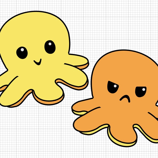 Mood Octopus Svg Png Pdf Ai Dxf File Download