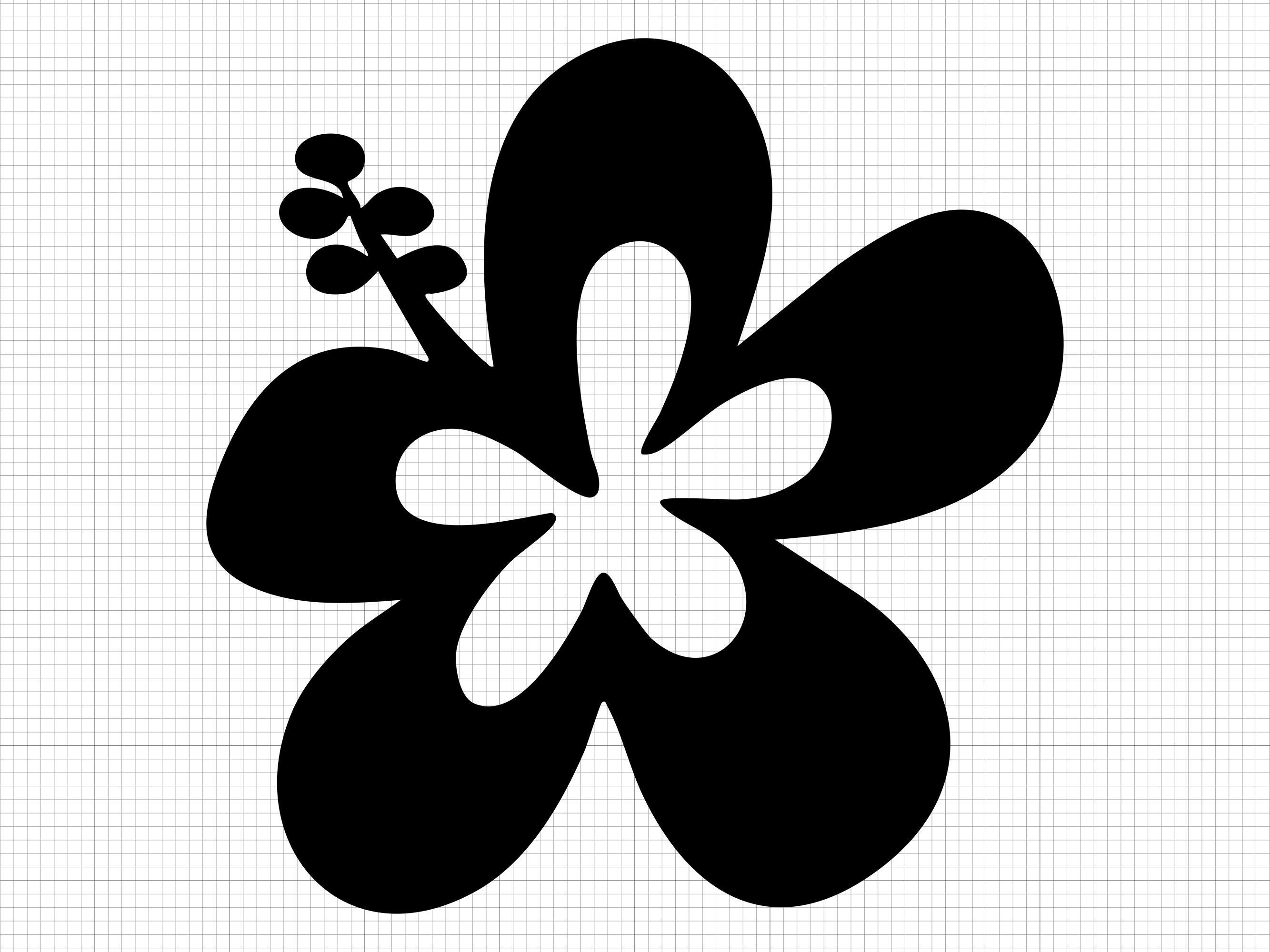 Hibiscus Flower Svg Png Pdf Ai Dxf File Download - Etsy UK