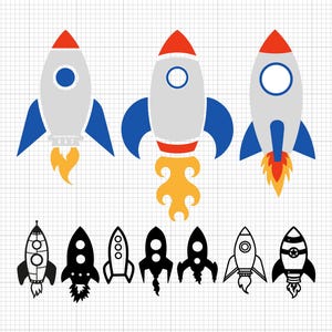 Rocket Svg Png Pdf Ai Dxf File Download