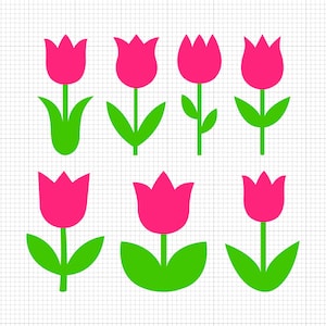 Tulip Svg Png Pdf Ai Dxf File Download