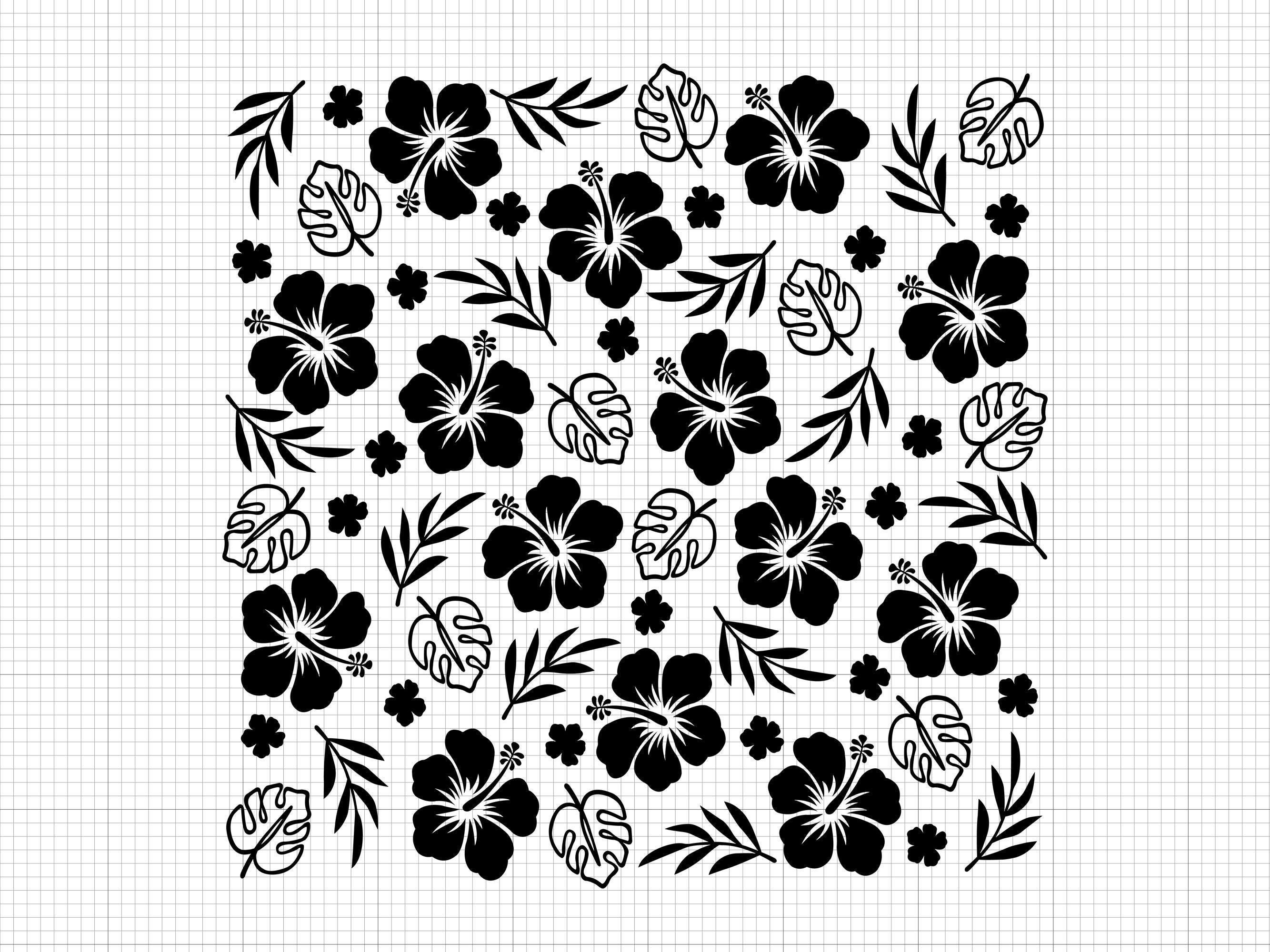 Hibiscus Svg Png Pdf Ai Dxf File Download - Etsy
