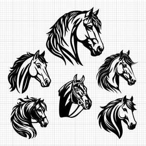 Horse Head Svg Png Pdf Ai Dxf File Download