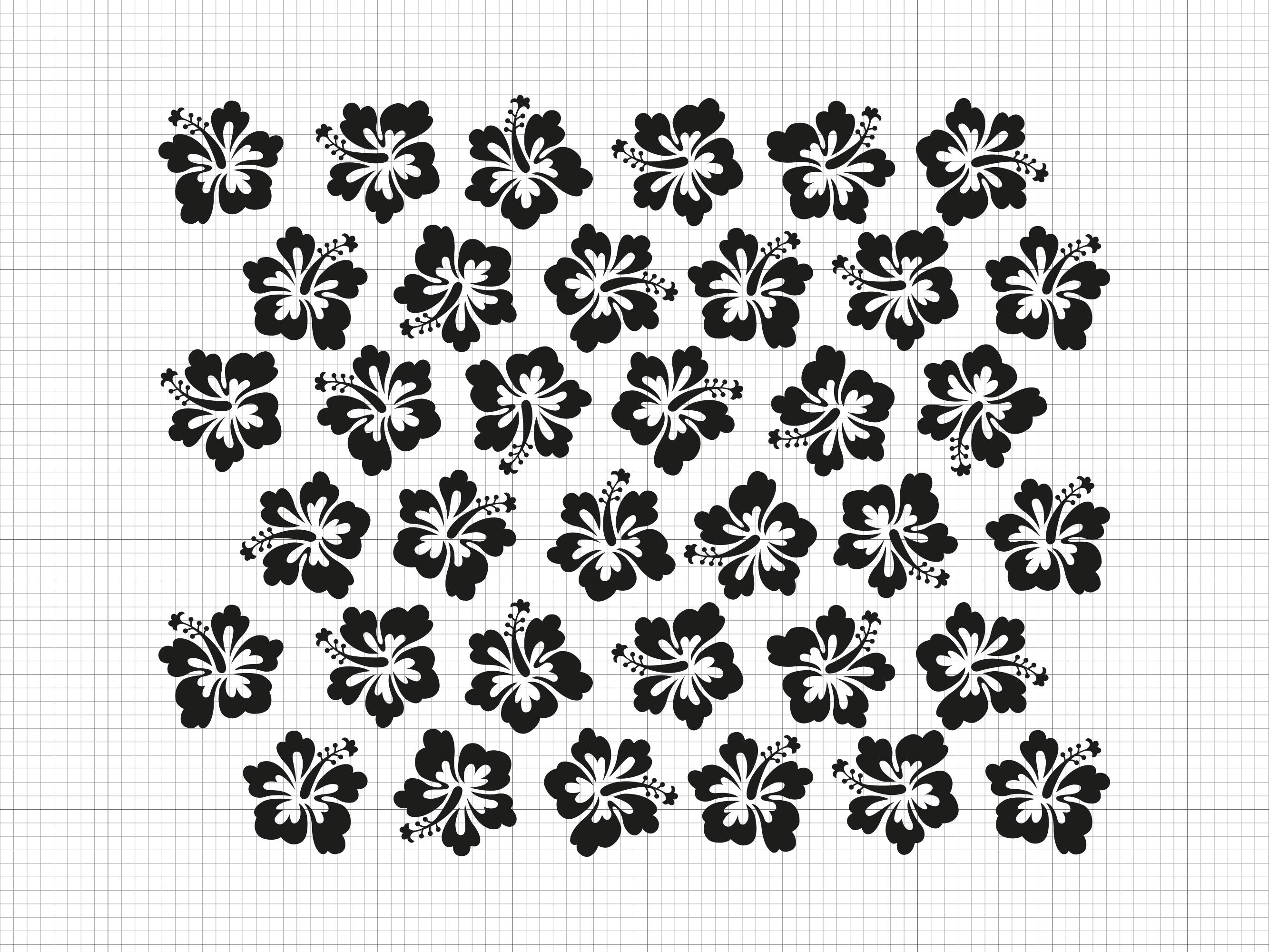 Hibiscus Svg Png Pdf Ai Dxf File Download - Etsy