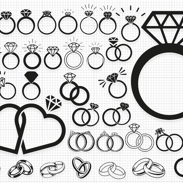 Diamond Ring Svg Png Pdf Ai Dxf File Download