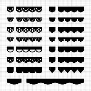 Lace Border Svg Png Pdf Ai Dxf File Download