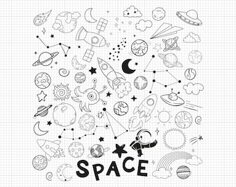 Space Svg Png Ai Pdf Dxf File Digital Download