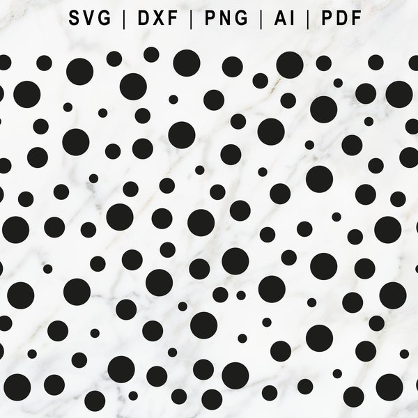 Polka Dot Svg, Png, Ai, Pdf, Dxf File