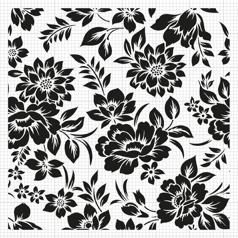 Floral Seamless Svg - Etsy