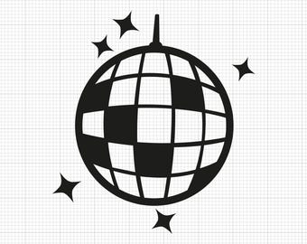 Disco Ball Svg Png Pdf Ai Dxf File Download