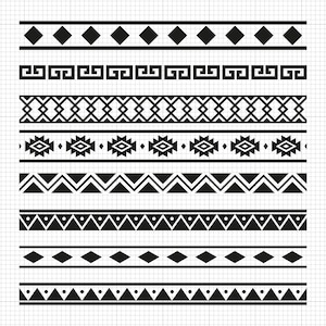 Aztec Pattern Svg Png Pdf Ai Dxf File Download