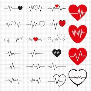 Heartbeat Svg Png Pdf Ai Dxf File Download