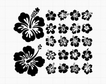 Hibiscus Flower Svg Png Pdf Ai Dxf File Download
