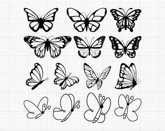 Butterfly Svg Png Pdf Ai Dxf File Download