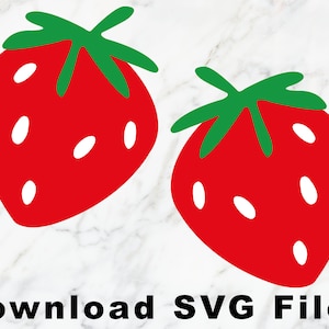 Erdbeer svg, Silhouette, Frucht Svg, Nahtloser Sofortiger Download, Digitaldruck Datei