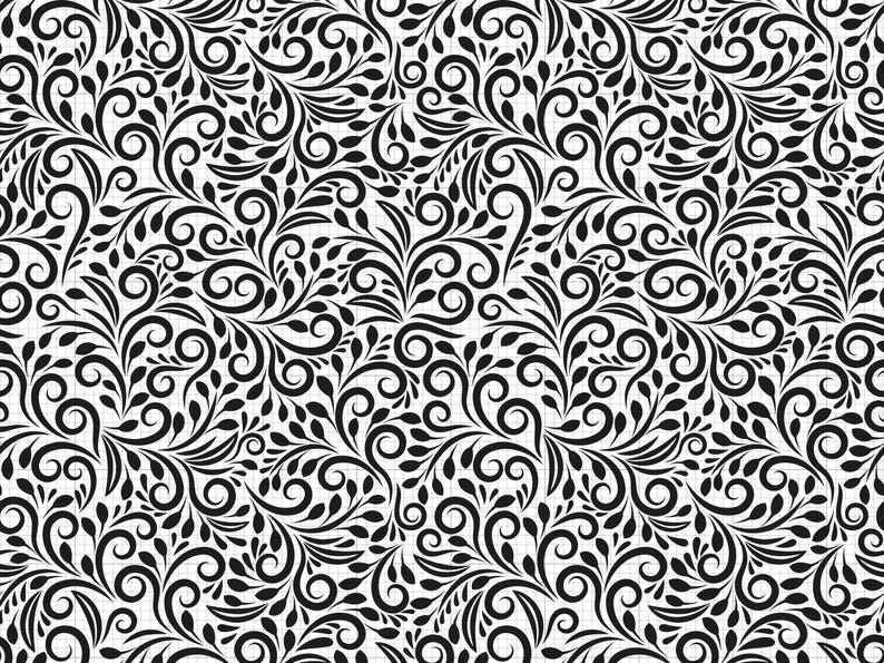 Floral Pattern Svg Png Dxf Ai Pdf File Download - Etsy
