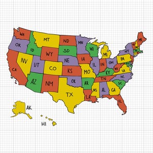 USA Karte Ai Dxf Datei Download