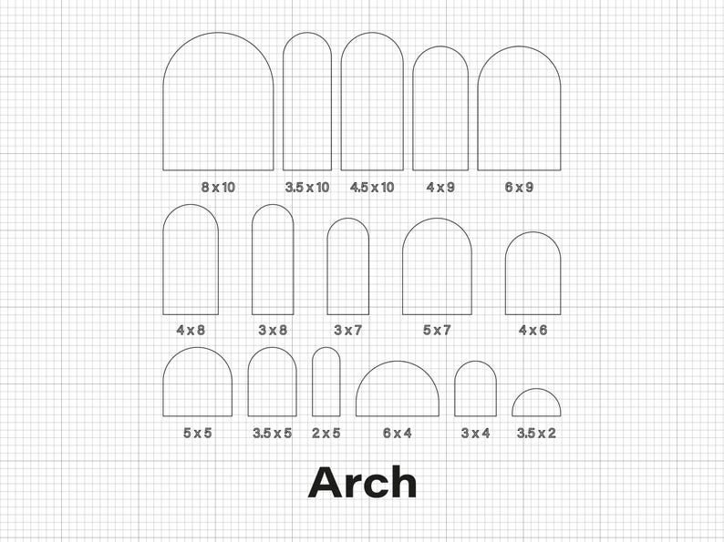 Arch Svg Png Pdf Ai Dxf File Download - Etsy