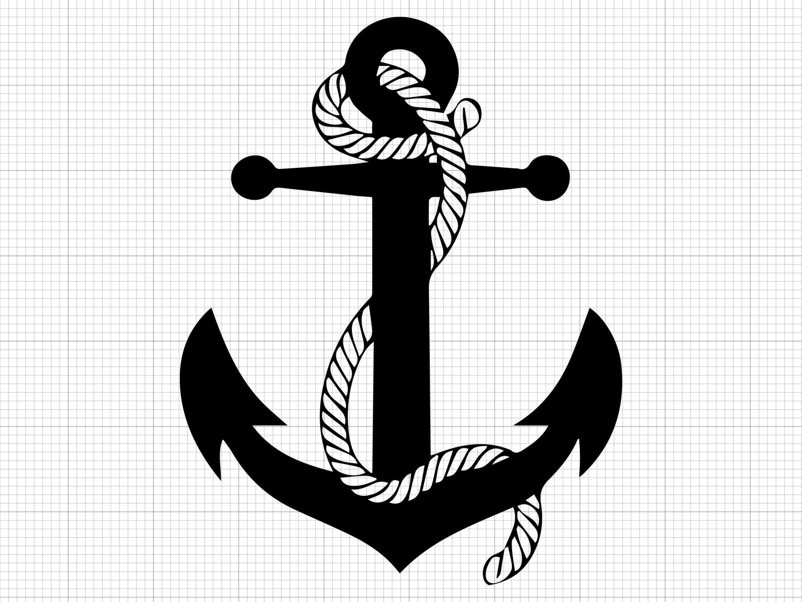 Anchor Svg Png Pdf Ai Dxf File Download - Etsy