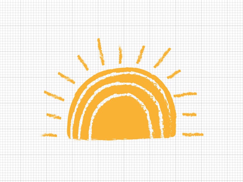 Sun Rise Dxf Sunrise Svg Png Pdf Ai Dxf File Download - Etsy