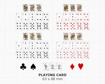 Playing Cards Svg Png Pdf Ai Dxf File Download