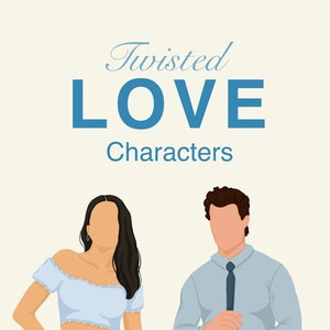 Twisted Love Main Characters PNG Stickers, Individual License, Ava Chen and Alex Volkov, Twisted Series, Ana Huang Merch