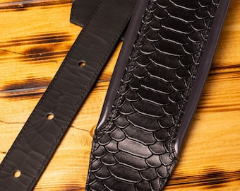 LUCIO Leather strap for guitar and bass