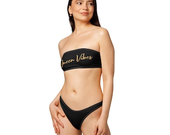 QV Recycled bandeau bikini