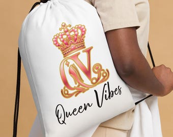 QV Drawstring bag