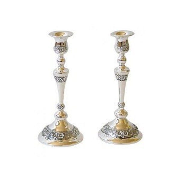 Shabbat Candlesticks, Candle Holder, judaism, shabat, jewish tradition, Jewish Wedding Gift,100% Kosher Made In Israel