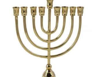 Menorah 9-Branch For Hanukah, Jewish Candle Holder, High Quality Menorah Kosher Made In Israel. Judaica gift.