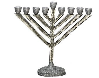 Menorah 9-Branch For Hanukah, Jewish Candle Holder, High Quality Menorah Kosher Made In Israel. Judaica gift.