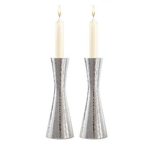 Candelabros de Shabat, par de portavelas, judaísmo, shabat, tradición judía, regalo de boda judío, 100% kosher hecho en Israel