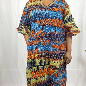 African print dress