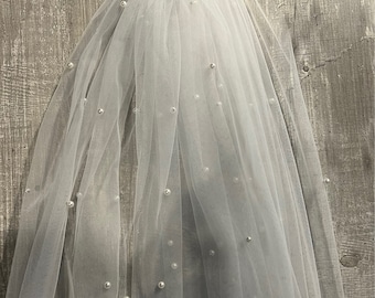 Pearl veil    - 150cm - off white