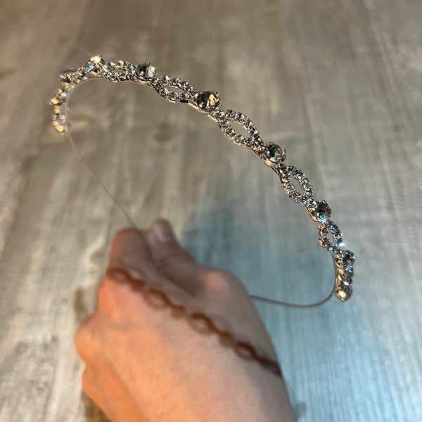 Silver headband