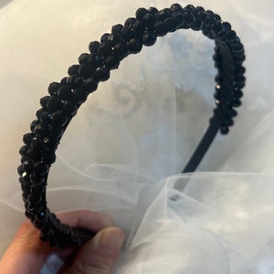 Midnight Black Headband